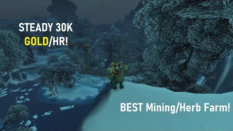 WoW Shadowlands 9.2.5 - STEADY 30k Gold/HR! Wintergrasp Mining Herbalism Gold Farming Guide & Route!