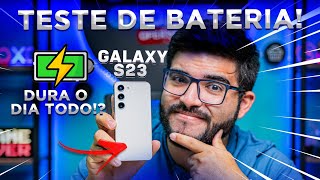 Galaxy S23 tem bateria ruim? Dura um dia inteiro ou não? Teste completo de usabilidade!