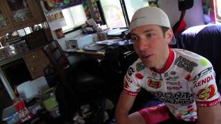 Jeremy Powers of the Jelly Belly Cycling Team presented by Kenda discusses Cyclocross