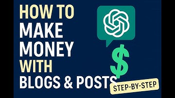 How to Make Money with Blogs & Posts Using ChatGPT Full Guide for Beginners #AIMoneyTips