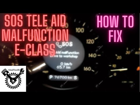 SOS Tele Aid Malfunction – W211 Mercedes E-Class Repair DIY – Alanfixedit