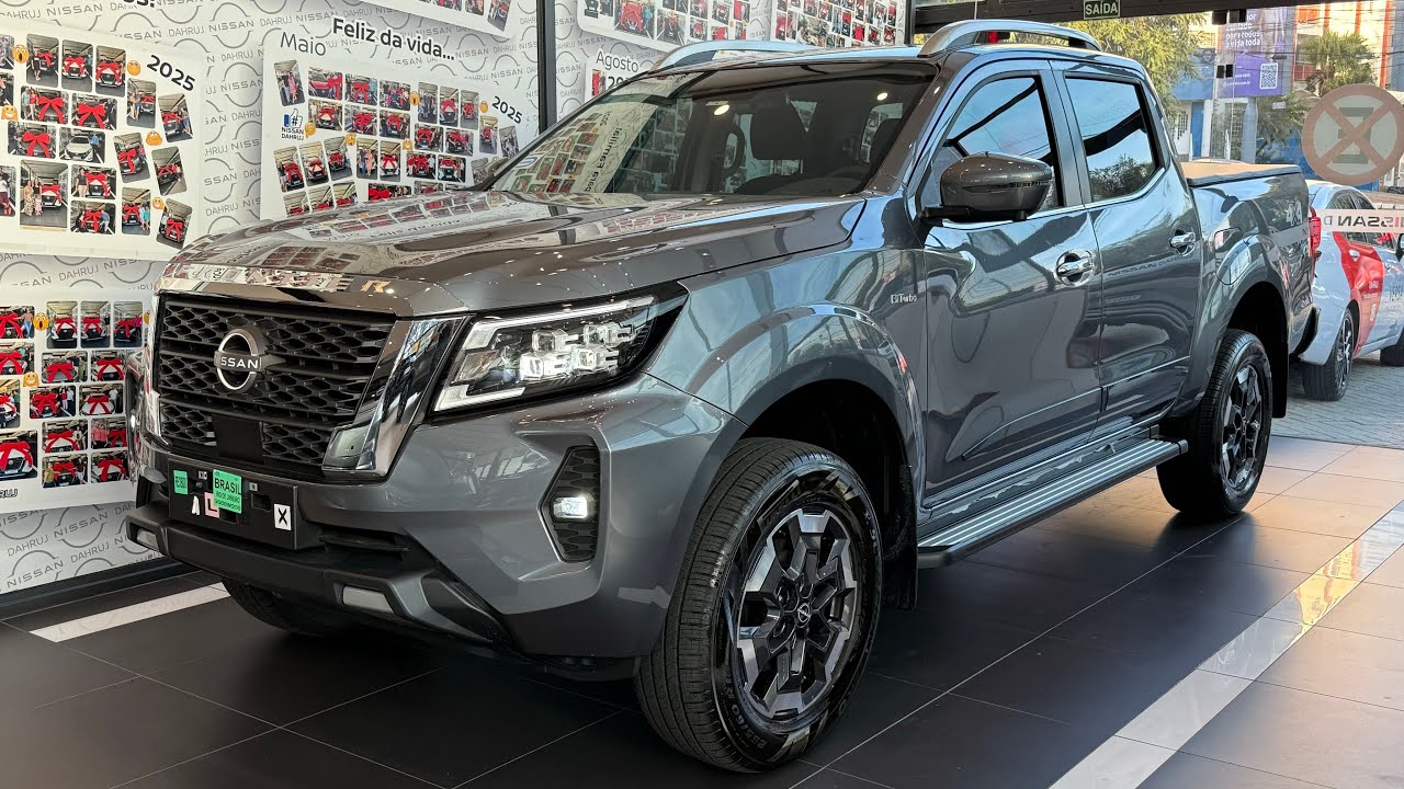NOVA FRONTIER 2025 PLATINUM 2.3 BITURBO 4X4 COM SUSPENSÃO DE SUV É A MELHOR PICAPE URBANA DO BRASIL