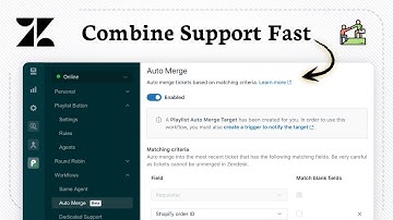 Tickets samenvoegen in Zendesk (Support Sync)