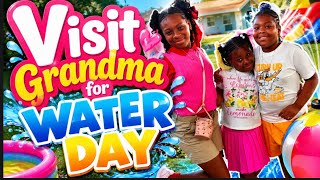 Spend the day with us| VISITING Grandma’s house for WATER FUN DAY 