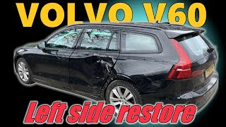 Volvo V60. Quarter Panel And A Door Replacement. Замена Заднего Крыла И Двери.