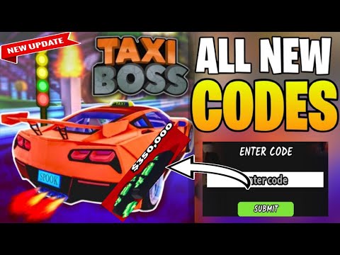 ⚠️ALL NEW UPDATE 🔥CODE - TAXI BOSS ROBLOX CODES - CODES FOR TAXI BOSS ...