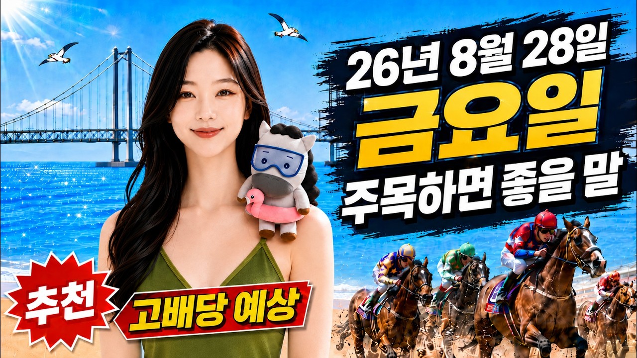 2026년 8월 28일 금요일 부산 고배당 예상 마필