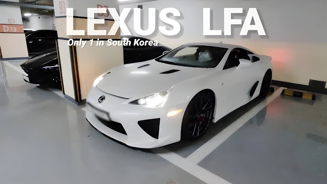 국내 한 대뿐인 렉서스 LFA 천상의 배기음 / Lexus LFA ride & amazing exhaust sounds