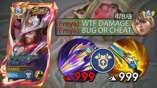 CLINT NEW ABNORMAL BURST DAMAGE BUILD!🔥 (must try) CLINT BEST 1 HIT BUILD 2026!!