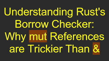 Understanding Rust