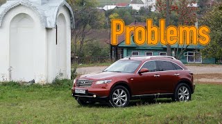 What are the most common problems with a used Infiniti FX S50?