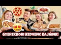 MEGRENDELTÜK A KEDVENC GYEREKKORI KAJÁINKAT A GYEREKKORI BARÁTAIMMAL!🍝❤️ | Mukbang