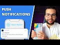 Push notifications for a chat app with react native 