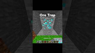 Minecraft Ore Trap..🤯#minecraft #shorts