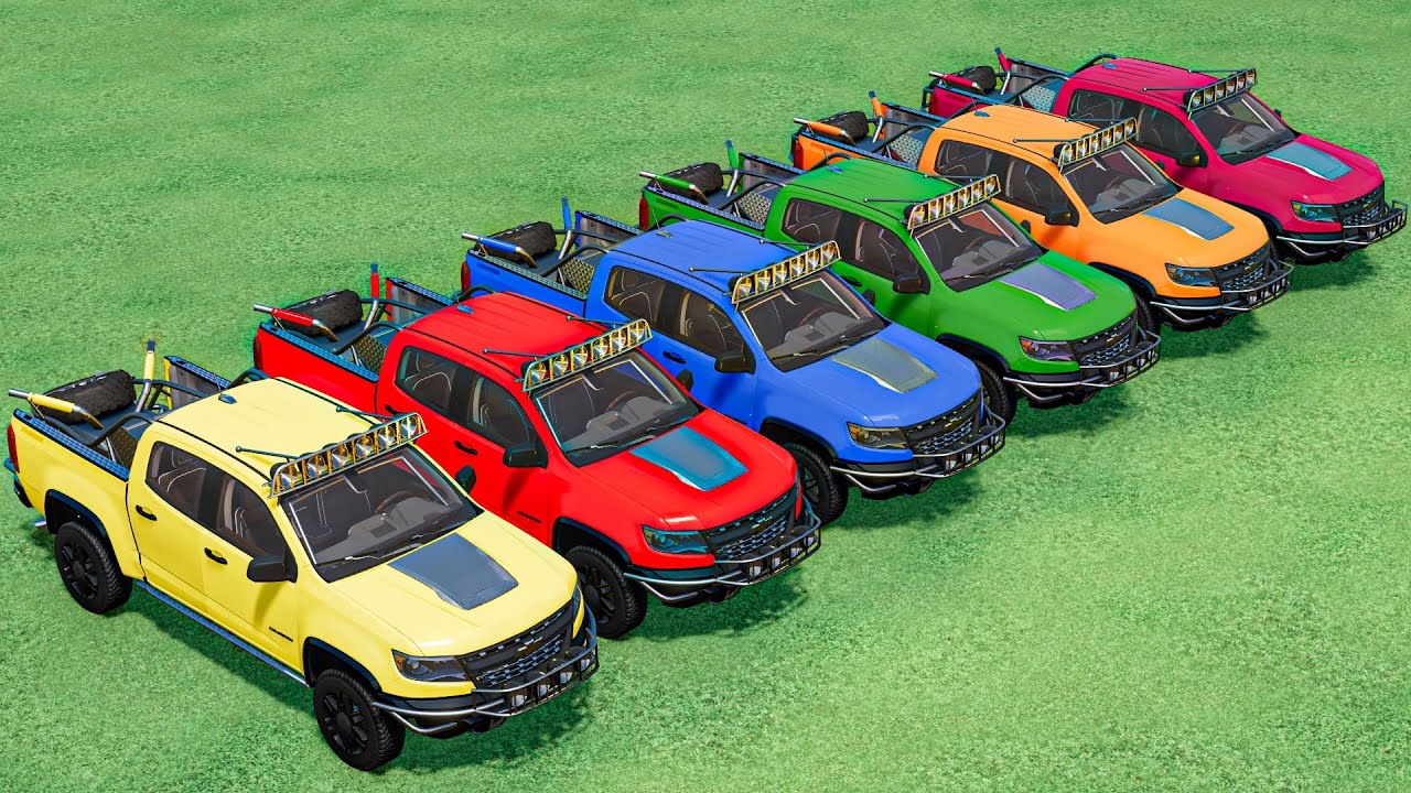 Transport Of Colors - CHEVROLET PICKUP to Garage - Farming Simulator 22