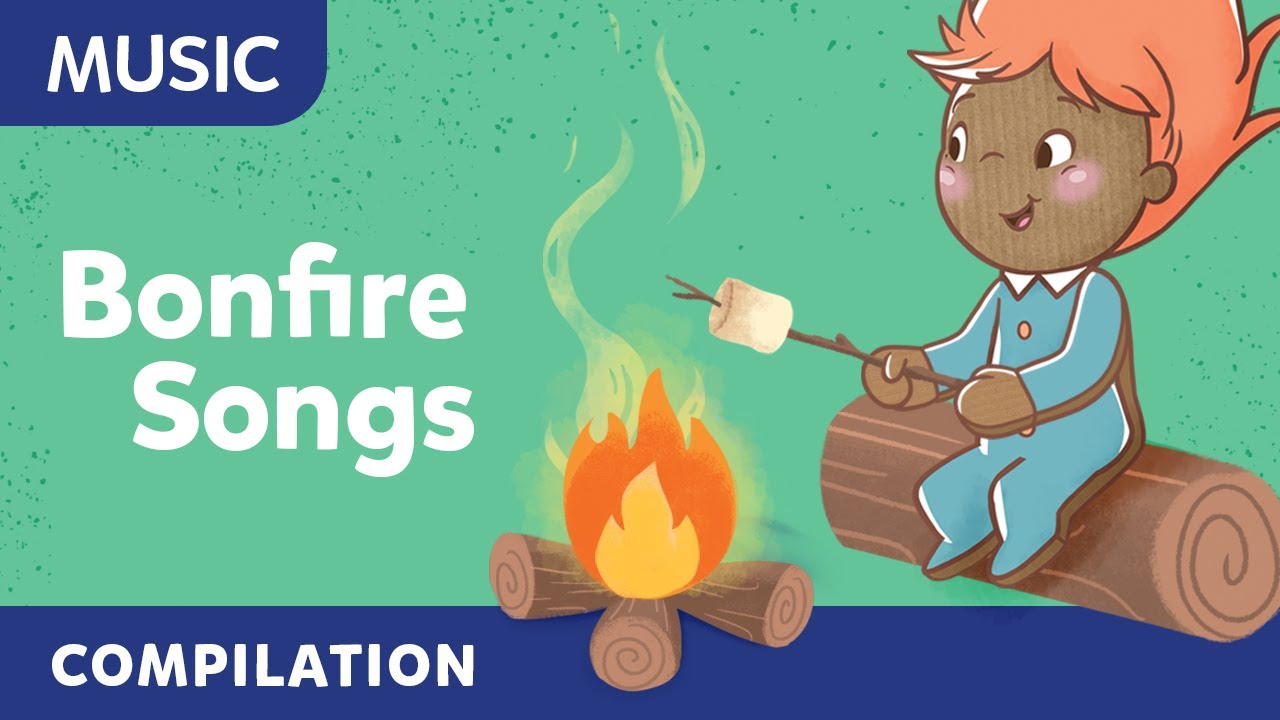 Songs to sing around the bonfire | Nursery Rhymes in English & Spanish