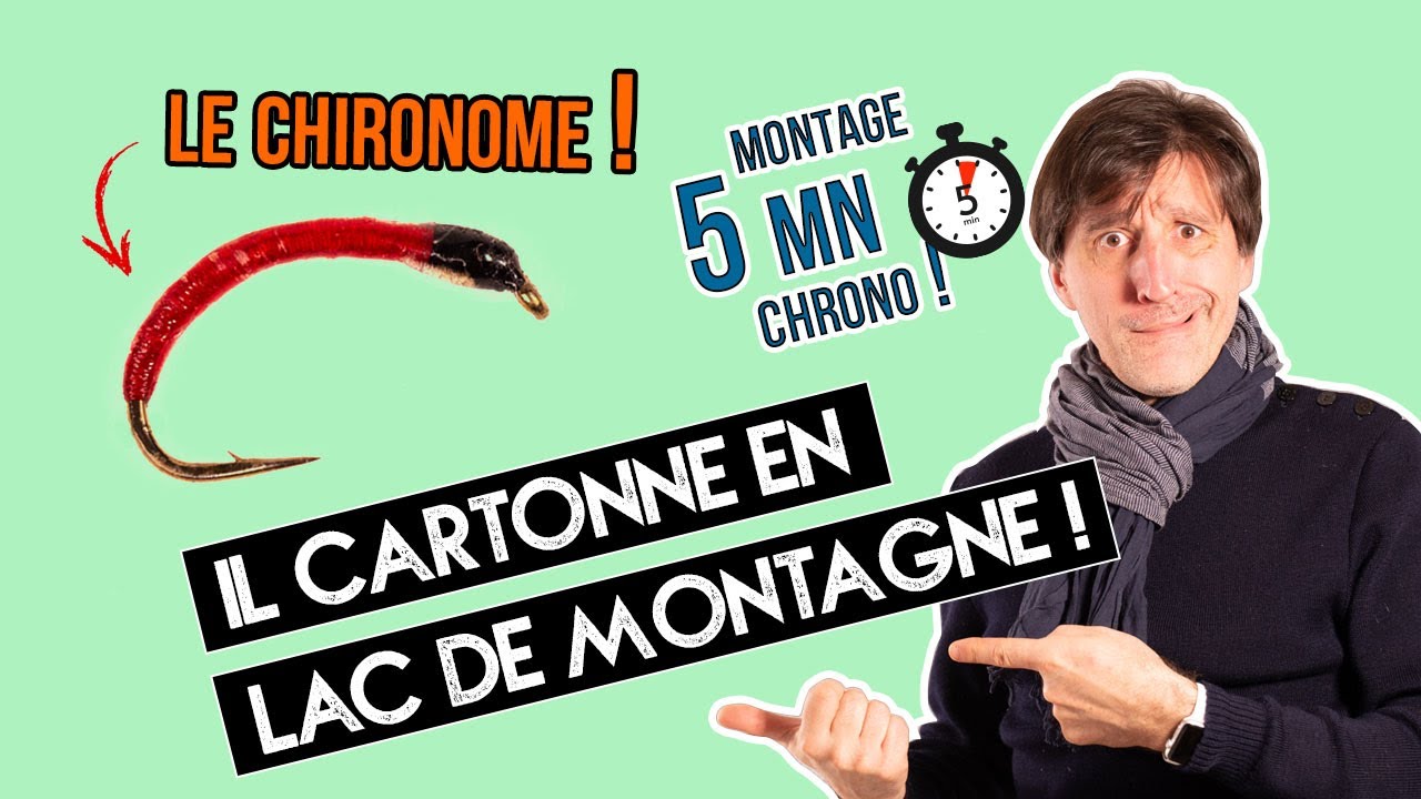 Monter sa première mouche : le chironome. Pêche du corégone (lavaret) et de la truite en lac