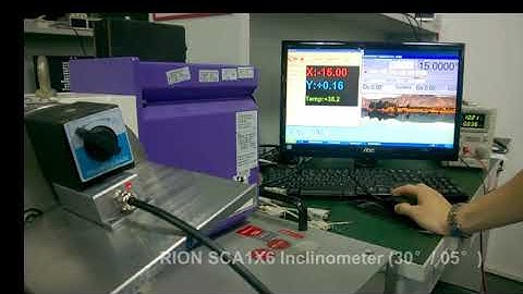 SCA1X6T Digital Type Dual-Axis Inclinometer