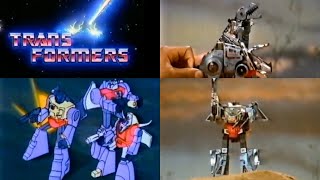 Transformers generation one dinobot toy tv commercial. Vintage G1 advert grimlock sludge slag 1980’s screenshot 3