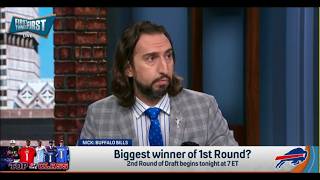 Buffalo Bills WON THE DRAFT? 👀 Nick Wright REACTS | FIRST THINGS FIRST | NFL