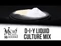 What is a liquid mushroom culture? DIY Recipe for mushroom liquid culture jar mycelium. image