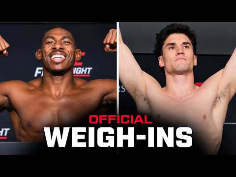 Buckley vs Malott Weigh-Ins | UFC Edmonton