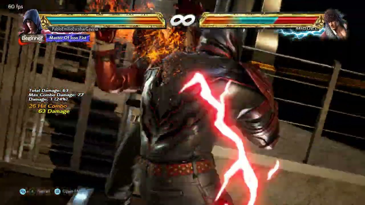 Tekken 7 - Jin Kazama Max Hell Sweep Combo !!!
