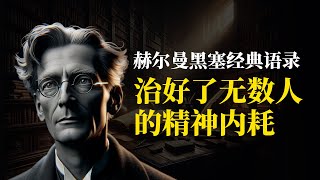 赫爾曼·黑塞經典語錄，治好了無數人的精神內耗，無數迷途、低谷者的領路人