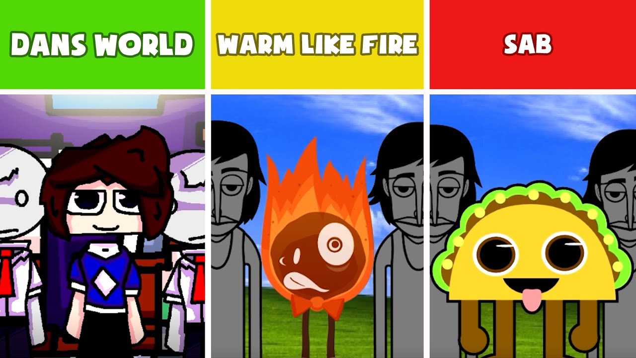 Incredibox: Windows Dans Worlds Vs Warm Like Fire Vs SAB | Peak Game !