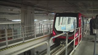 New plane train cars at Atlanta airport