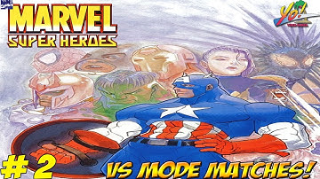 Marvel vs Capcom Collection! Marvel Super Heroes VS Matches! Part 2 - YoVideogames