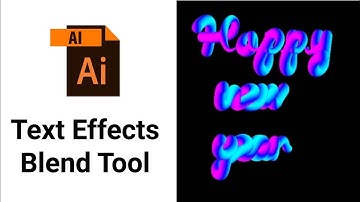 #indexofdesign How to create text effects in illustrator | New year text effects | Adobe illustrator