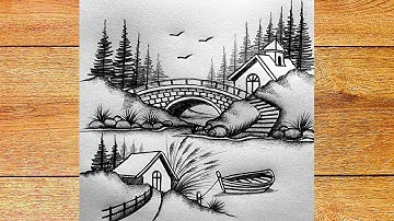 Wonderful architecture drawing