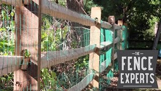 How to Build a Split Rail Fence This is how we construct our rustic #SplitRail Fences! Just in case you were wondering, of course..