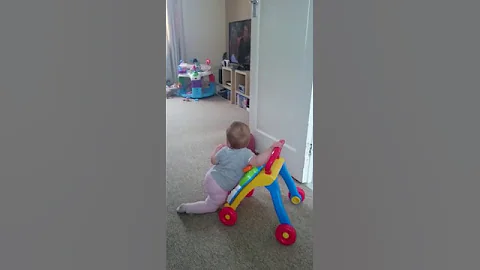 Mila walking
