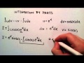 Integration by Parts Quiz