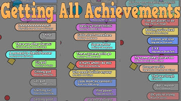 UNLOCKING ALL Achievements | Achievement Hunter Part 1: The basics | Diep.io