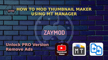How To Mod Thumbnail Maker Using MT Manager | Educational Purposes Only