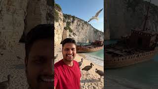 Navagio Beach, Greece pe aapka swagat hai #beachvibes #beach #goawalebeach #beachlove #instabeach