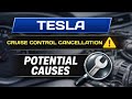 Tesla Cruise Control Cancels Unexpectedly – Potential Problems Explained
