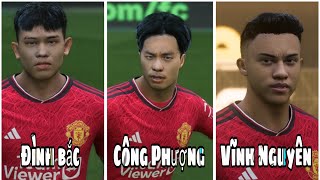FC 24 | Sẽ Ra Sao Nếu Bộ Ba Cầu Thủ Việt Nam Là Bản Hợp Đồng Mới Của Manchester United TẬP 1