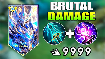 SUPREME ZHASK BEST BRUTAL DAMAGE HACK BUILD 2025!!🔥(100% BROKEN)-Mobile Legends