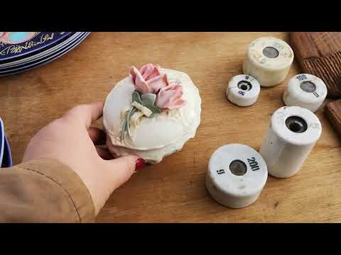 НОВЫй ПОХОД на БАРАХОЛКУ в ГЕРМАНИИ! Блошка и СЕКОНД! МНого ВИНТАЖной посуды! ФАРФОР!ХРУСТАЛЬ!