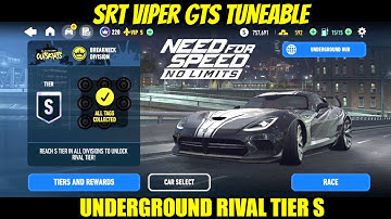 NFS: NO LIMITS - SRT VIPER GTS MAX PR TIER S