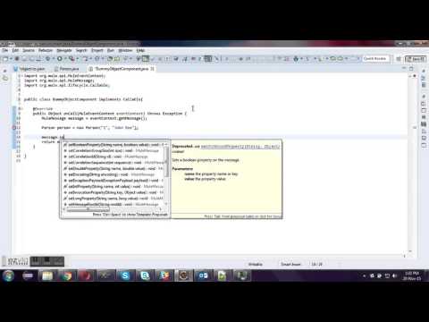 Mule Object to JSON transformer tutorial