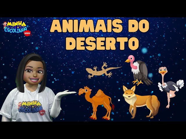 Animais do Deserto G5 - Educação Infantil - Videos Educativos - Atividades para Crianças