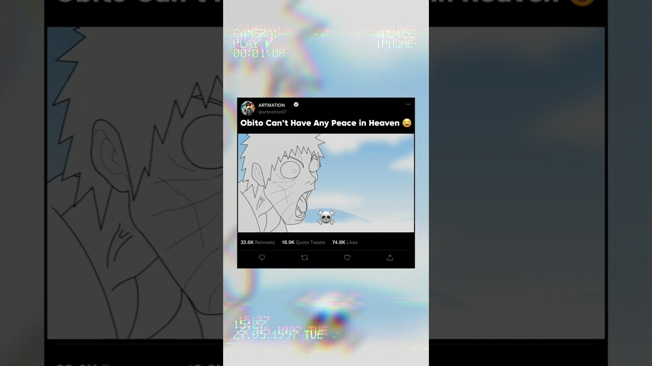 Obito in Heaven Meets Minato & Kushina | Funny Naruto Edit