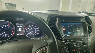Русификация Hyundai Santa Fe 2016 USA мультимедиа и приборной панели