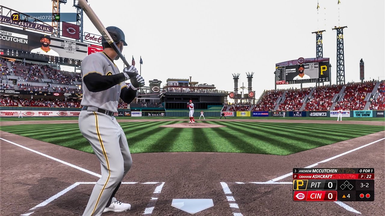 Andrew McCLUTCHen Clutch HR! MLB The Show 23 Online Rated! Pirates vs Reds PS5 Gameplay