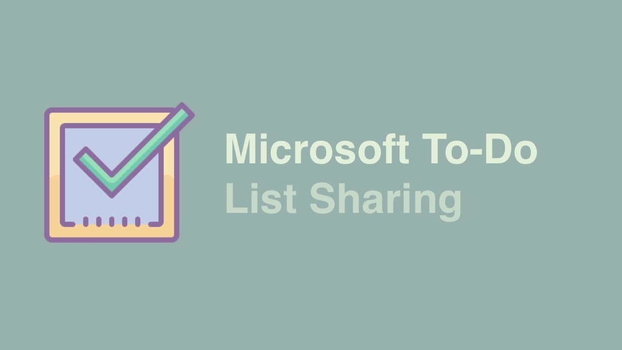 microsoft to do list sharing